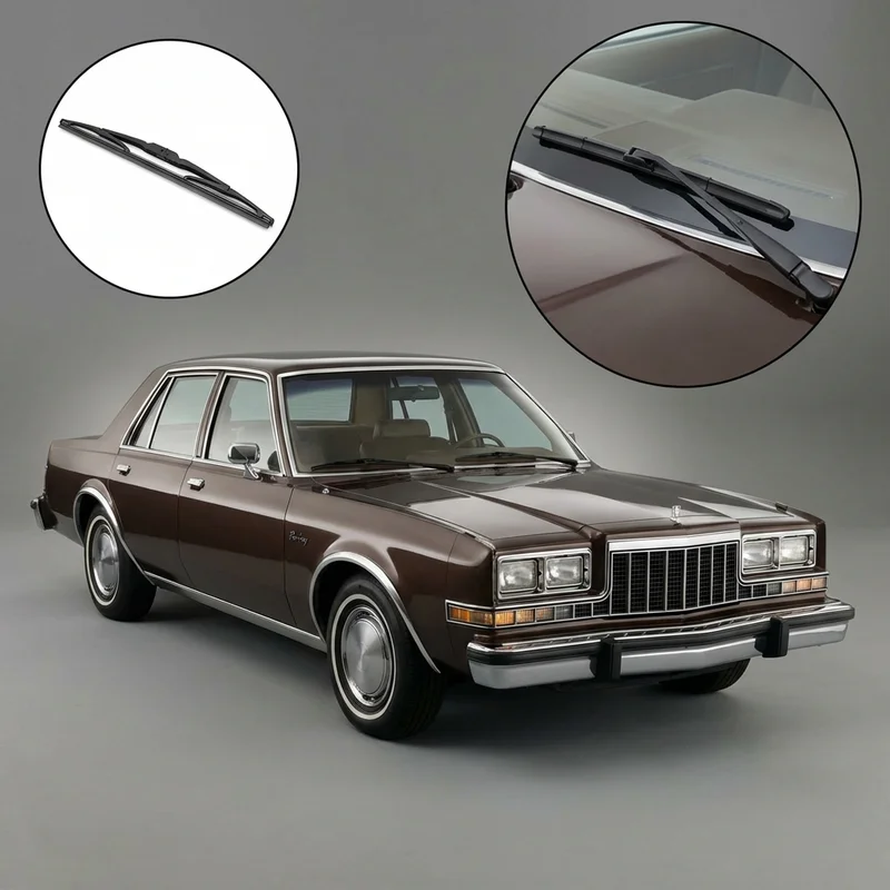 Driver Side Wiper Blade for Plymouth Gran Fury (1972 - 1989) - 1